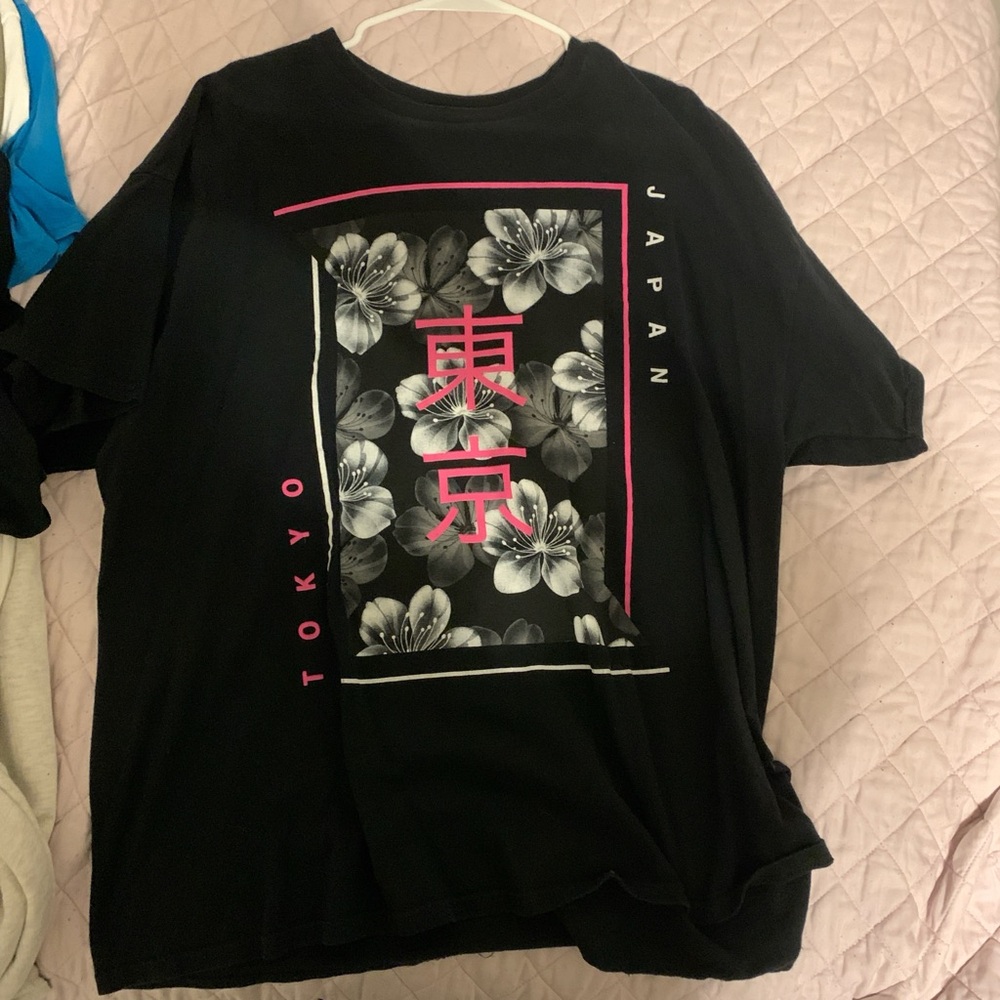 Black japan shirt